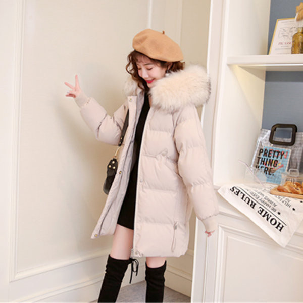 Ženska zimska jakna s kapuljačom - dugi model