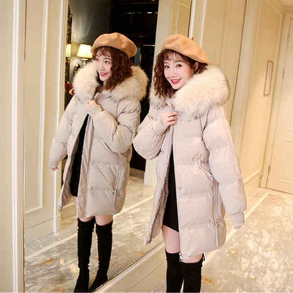 Ženska zimska jakna s kapuljačom - dugi model