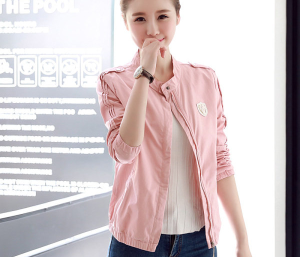 Jesenska ženska jakna s patentnim zatvaračem