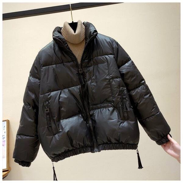 Geaca de iarna de dama cu fermoar si buzunare