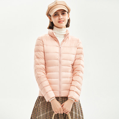 Geaca casual dama cu fermoar si guler inalt