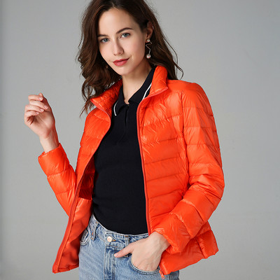 Geaca casual dama cu fermoar si guler inalt