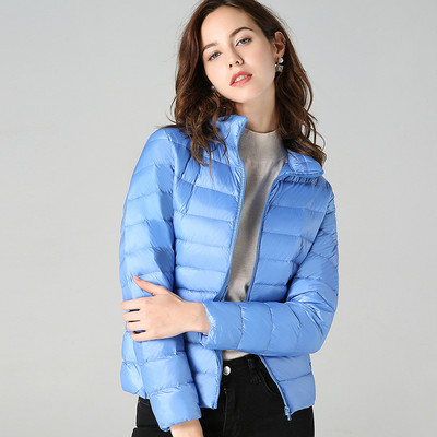 Geaca casual dama cu fermoar si guler inalt