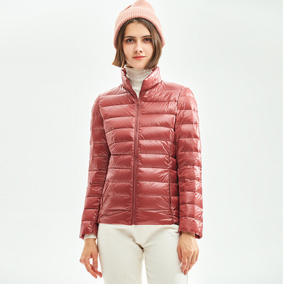 Geaca casual dama cu fermoar si guler inalt