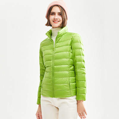 Geaca casual dama cu fermoar si guler inalt