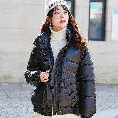 Γυναικείο casual μπουφάν με ψηλό γιακά και κουμπιά