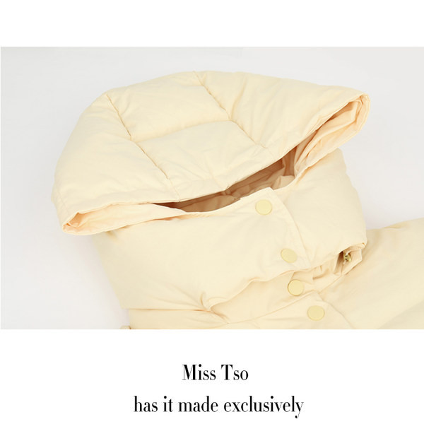 Jachetă scurtă de iarnă pentru femei cu glugă