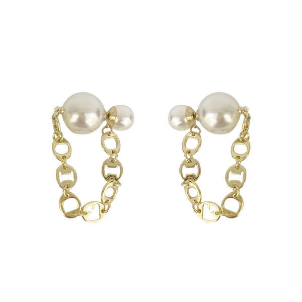 Γυναικεία μακριά σκουλαρίκια με πέτρα