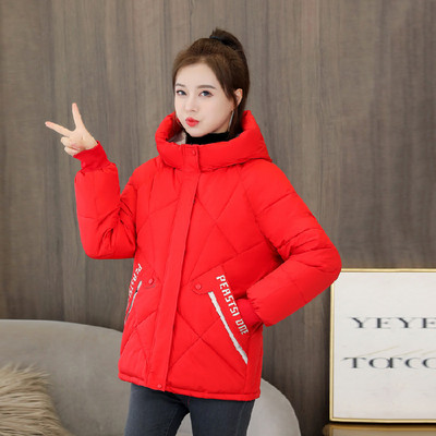 Γυναικείο χειμερινό μπουφάν με απομίμηση πίσω τσέπη