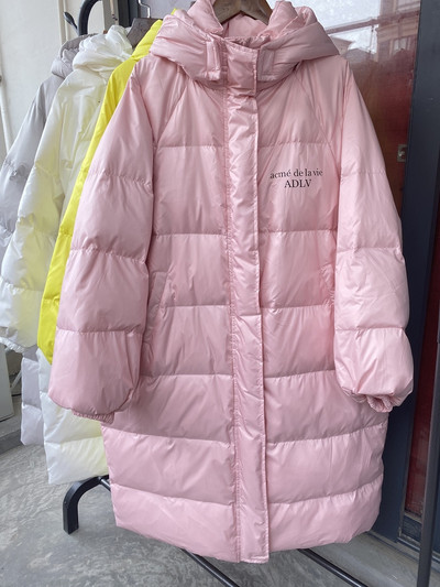 Γυναικείο μακρύ χειμωνιάτικο μπουφάν με κουκούλα σε τέσσερα χρώματα