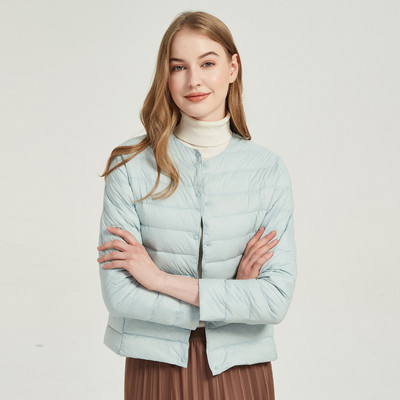 Γυναικείο καπιτονέ μπουφάν με κουμπιά - διάφορα  χρώματα