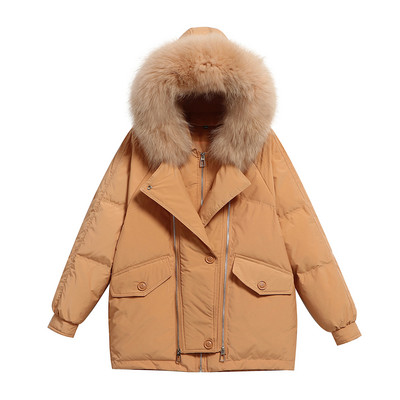 Novi model ženske zimske jakne sa kapuljačom i puhom