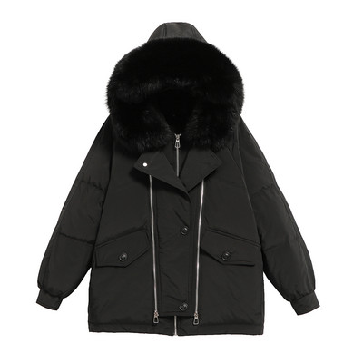 Novi model ženske zimske jakne sa kapuljačom i puhom