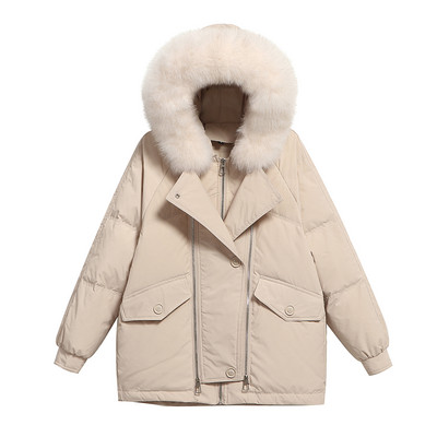 Novi model ženske zimske jakne sa kapuljačom i puhom