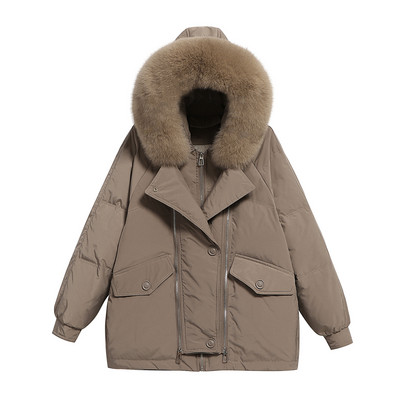 Novi model ženske zimske jakne sa kapuljačom i puhom