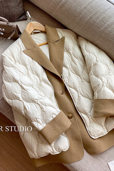 Geaca de dama model nou cu nasturi - model lat