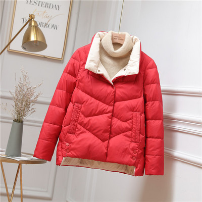 Ασύμμετρο μοντέλο γυναικείο χειμερινό μπουφάν