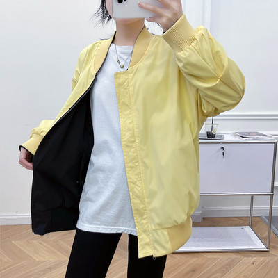 Dnevni sako na dvostruko kopčanje s patentnim zatvaračem