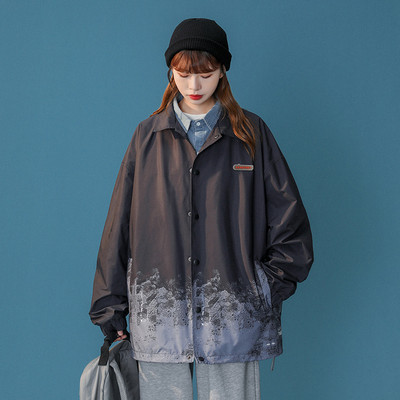 Αντιανεμικό τύπου μπουφάν άνοιξης -φθινοπώρου - φαρδύ μοντέλο