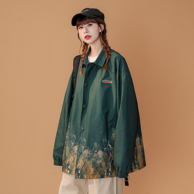 Αντιανεμικό τύπου μπουφάν άνοιξης -φθινοπώρου - φαρδύ μοντέλο