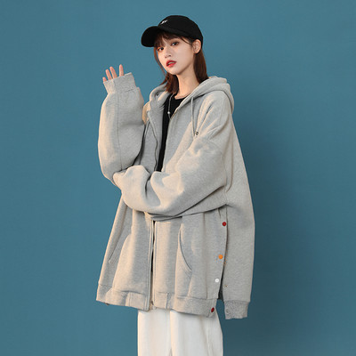 Γυναικείο φούτερ με κουκούλα και κορδόνια