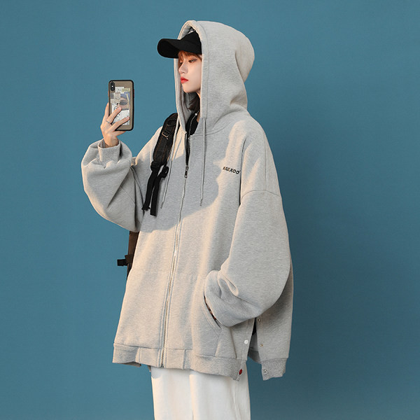 Γυναικείο φούτερ με κουκούλα και κορδόνια