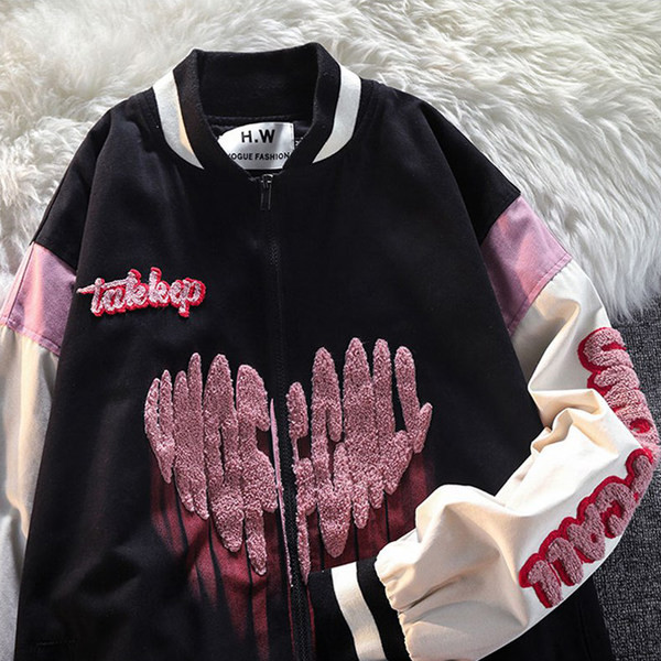 Γυναικείο φούτερ με κέντημα και φερμουάρ