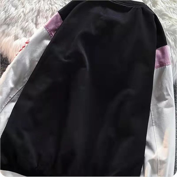 Γυναικείο φούτερ με κέντημα και φερμουάρ