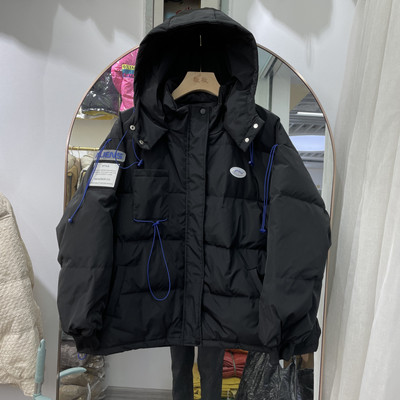 Geaca casual dama cu sireturi si gluga cu inscriptii