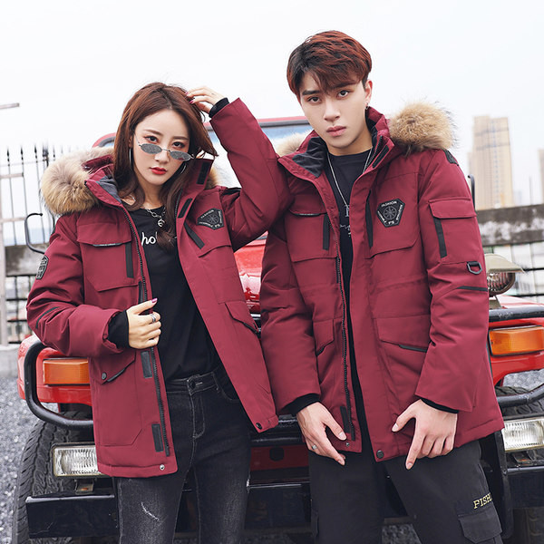 Ženska ležerna jakna s puhom na kapuljači i džepovima