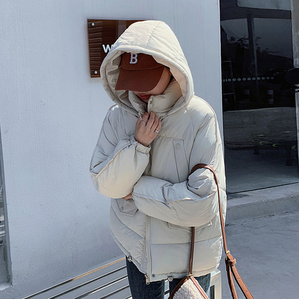 Geaca casual dama cu gluga si fermoar