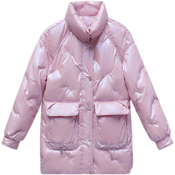 Geaca lata dama model nou cu buzunare si guler inalt