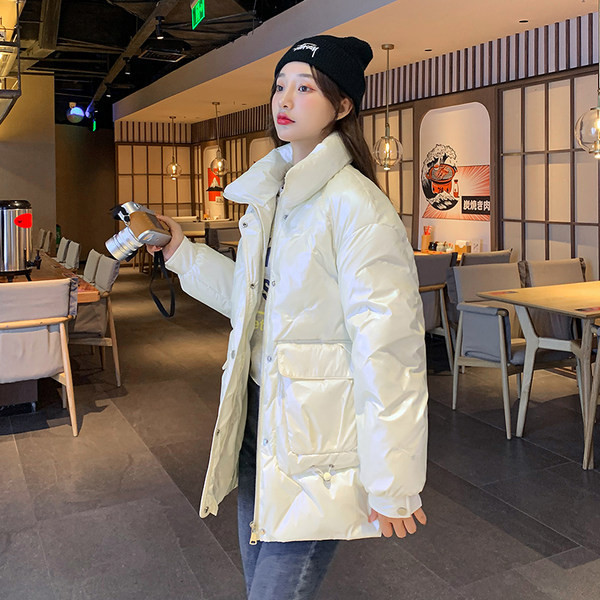 Geaca lata dama model nou cu buzunare si guler inalt