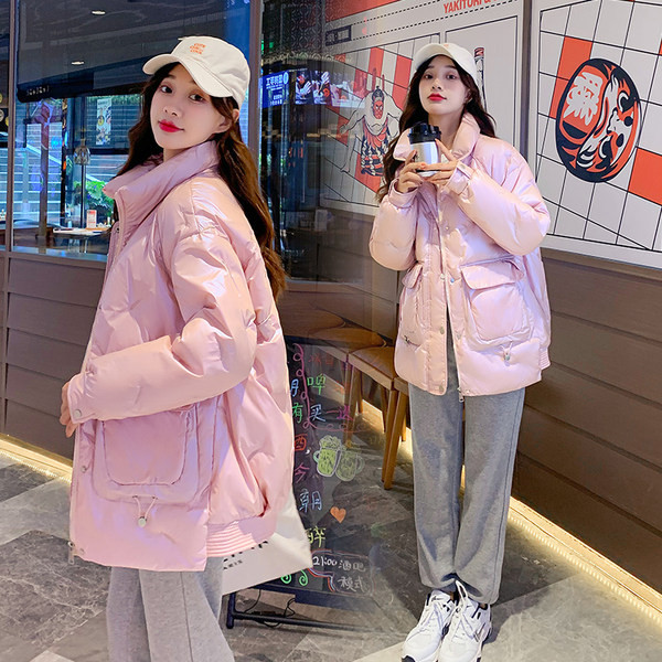 Geaca lata dama model nou cu buzunare si guler inalt