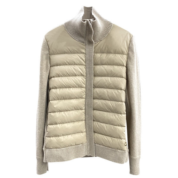 Γυναικείο casual μπουφάν με πλεκτά μανίκια και ψηλό γιακά