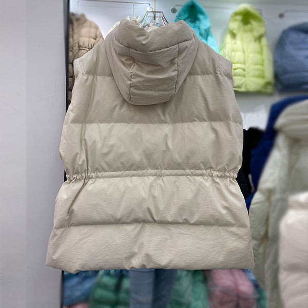 Γυναικείο γιλέκο με κουκούλα και γραβάτες για ρύθμιση της μέσης