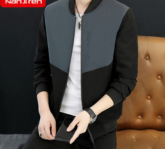 Μοντέρνο ανδρικό μπουφάν με χαμηλό γιακά - πολλά μοντέλα