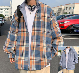 Casual ανδρικό μπουφάν με φερμουάρ - πολλά μοντέλα