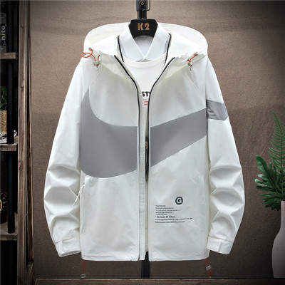 Hanorac barbat model nou cu gluga si aplicatie