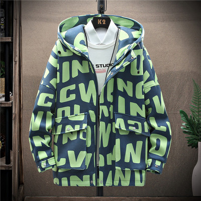 Hanorac barbat model nou cu gluga si aplicatie