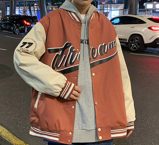 Ανδρικό μπουφάν casual με κουμπιά και μακριά μανίκια