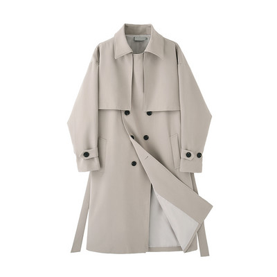 Ανδρικό μακρύ αδιάβροχο πανωφόριω με δύο σειρές στερέωσης