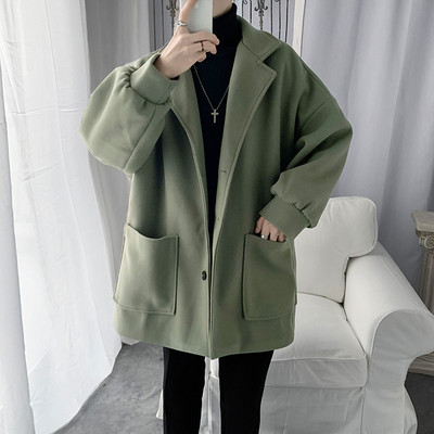 Palton modern pentru bărbați - lungime medie