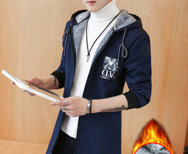 Μοντέρνο ανδρικό μπουφάν με κουκούλα - διάφορα μοντέλα