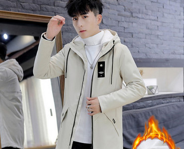 Μοντέρνο ανδρικό μπουφάν με κουκούλα - διάφορα μοντέλα