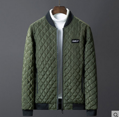 Ανδρικό μπουφάν με φερμουάρ και μακριά μανίκια