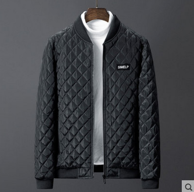 Ανδρικό μπουφάν με φερμουάρ και μακριά μανίκια