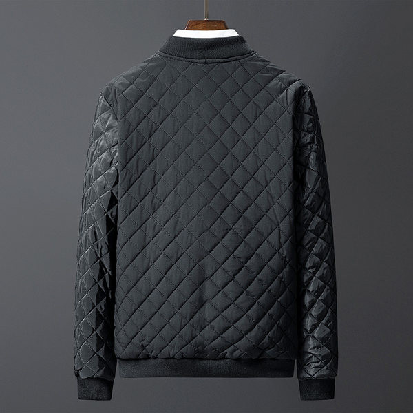 Ανδρικό μπουφάν με φερμουάρ και μακριά μανίκια