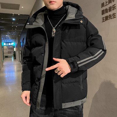 Ανδρικό μπουφάν φθινόπωρο-χειμερινό με κεντημένη επιγραφή