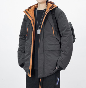 Χειμερινό ανδρικό μπουφάν μεσαίου μήκους